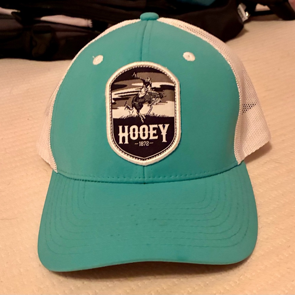 Hooey Cheyenne Aqua/White Cap
Mesh Back Trucker Hat
